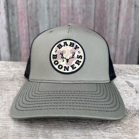 Baby Booners Green Camo Patch Hat